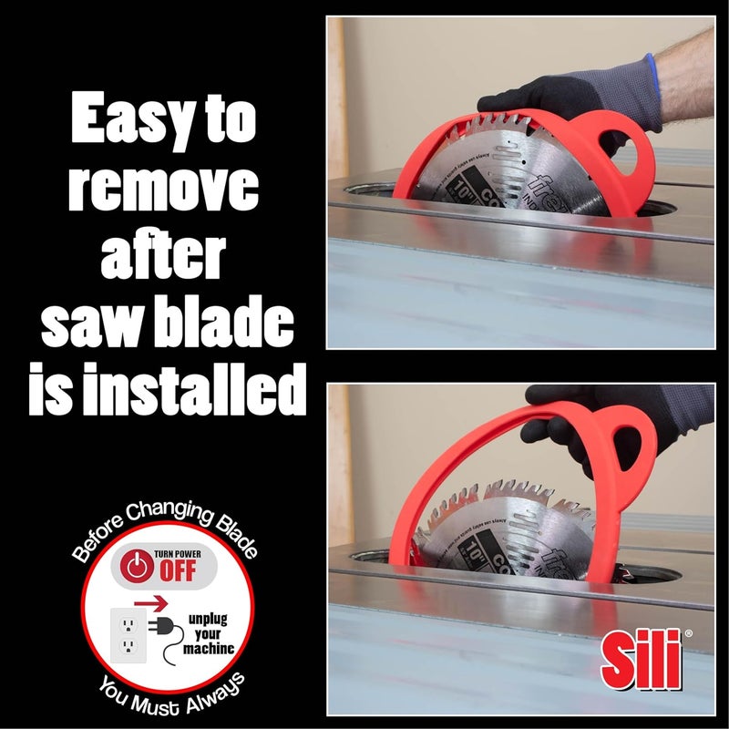 Sili Sleeve Silicone Saw Blade Storage Protector Holder Cover for Circular Miter Tablesaw Blades and Table Saw Accessories (12" 2 Pack) - Image 4